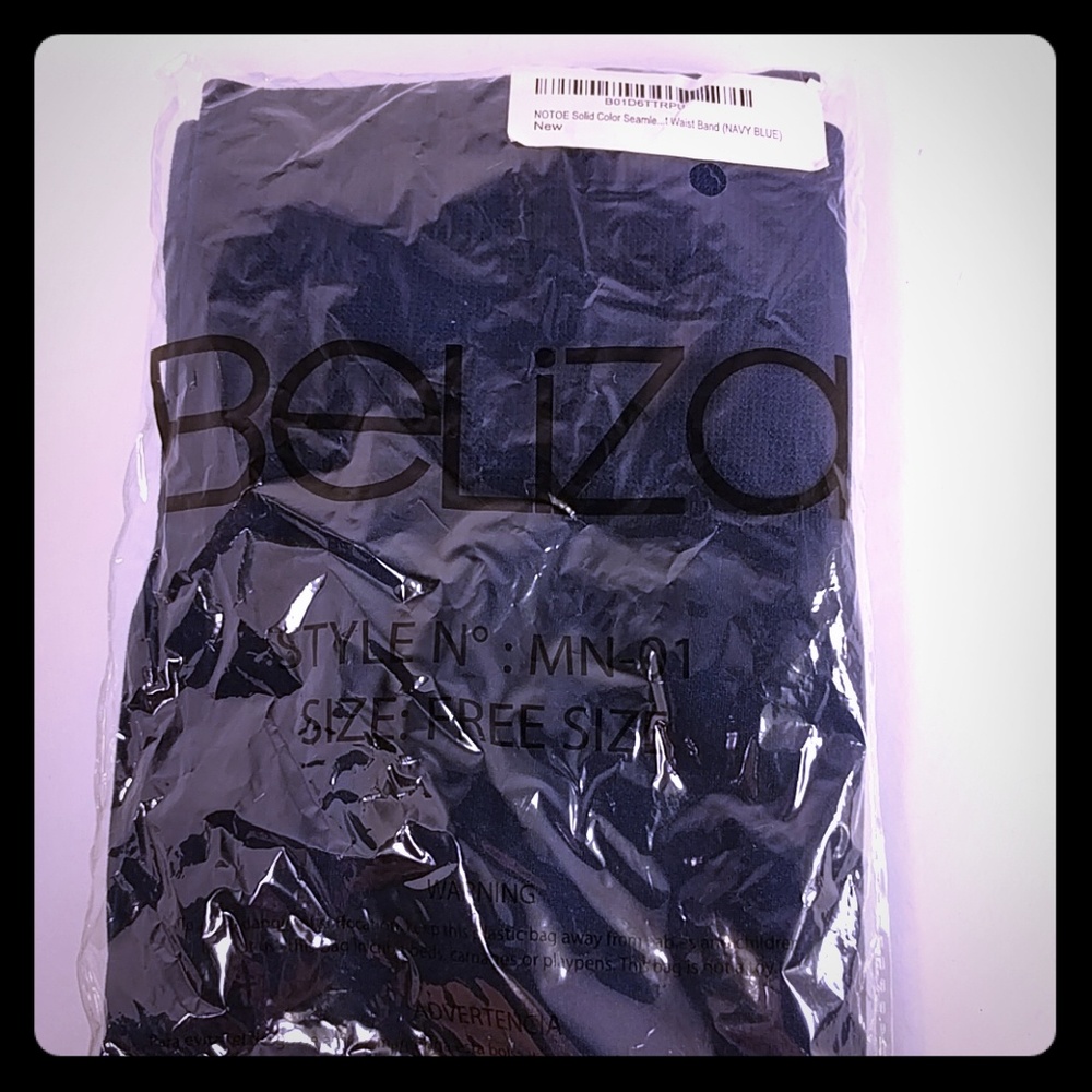 NWT Navy Blue High Waisted Leggings